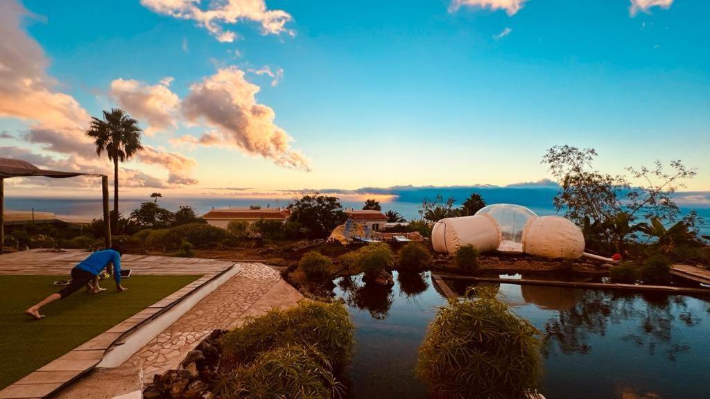 Eco Camping Nueva Vida Pensionat Chío Eksteriør billede